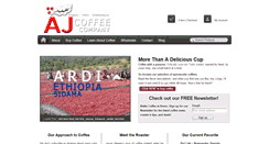 Desktop Screenshot of ajcoffeeco.com